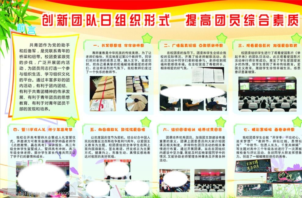 创新团队展板