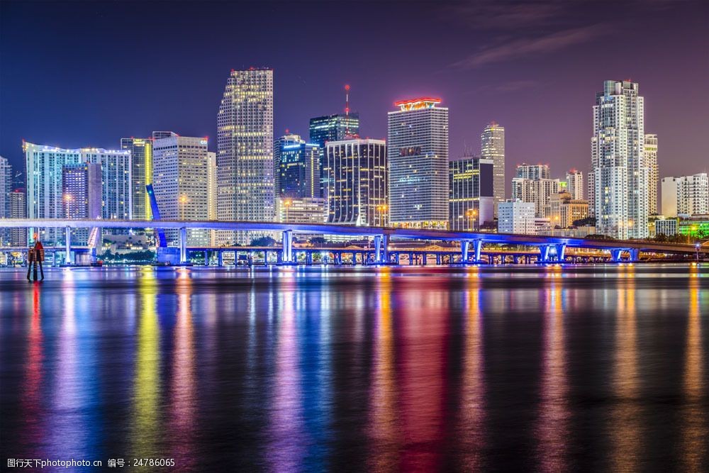 美丽城市夜景图片