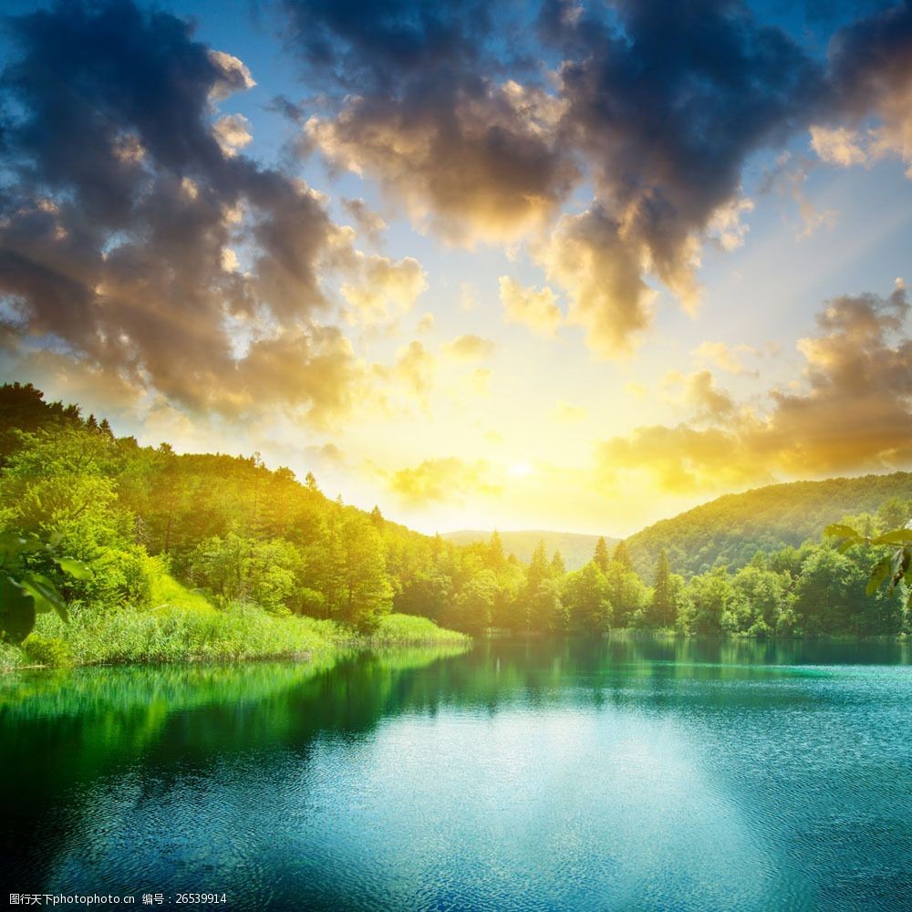 自然风景 风光 风景图片 高清图片 图片素材 美景 梦幻风景 湖 湖泊