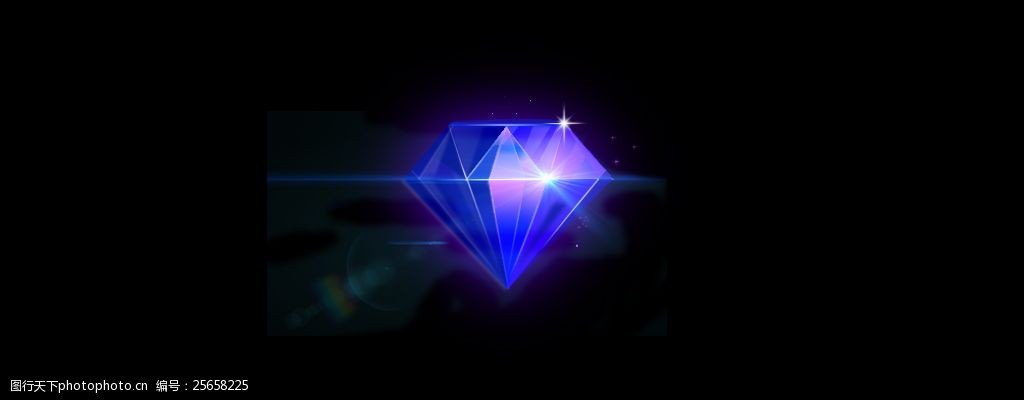 质感蓝钻石