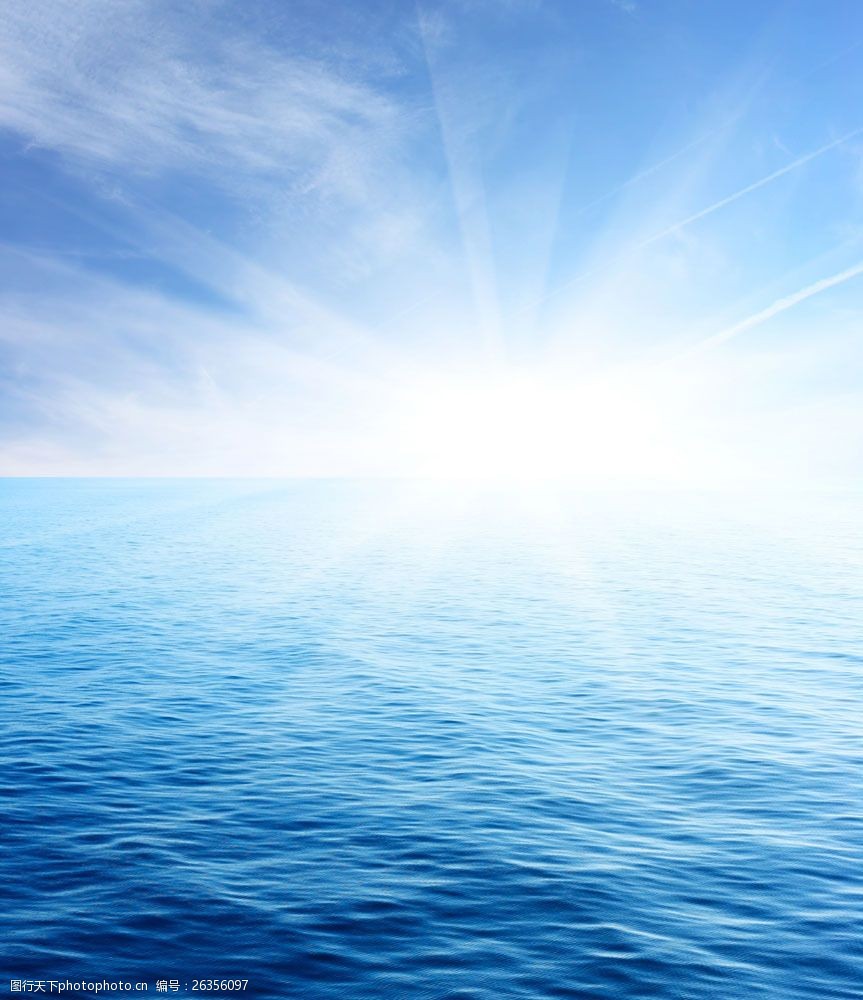 关键词:水面与阳光图片素材 阳光 光芒 太阳光 照射 蓝天白云 水平面