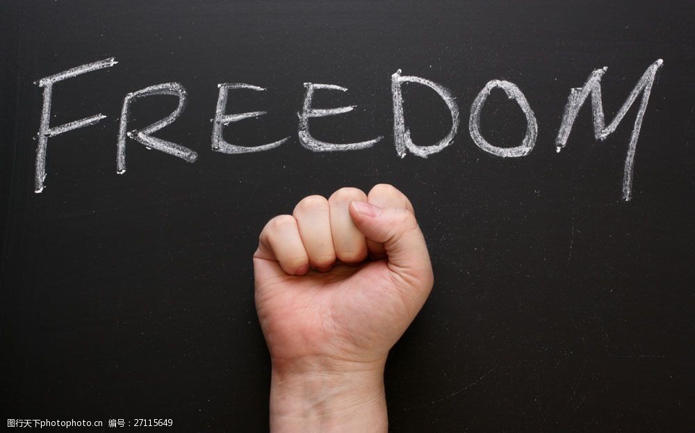 拳头与英文字母图片