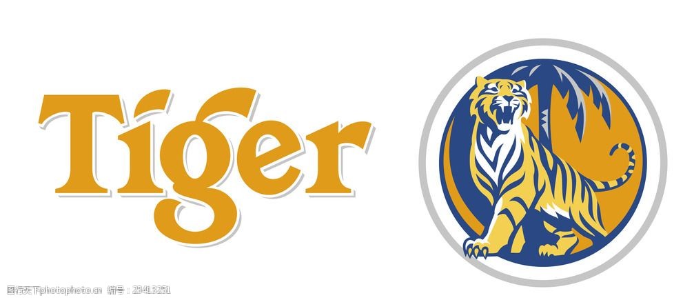 虎牌啤酒logo(横)