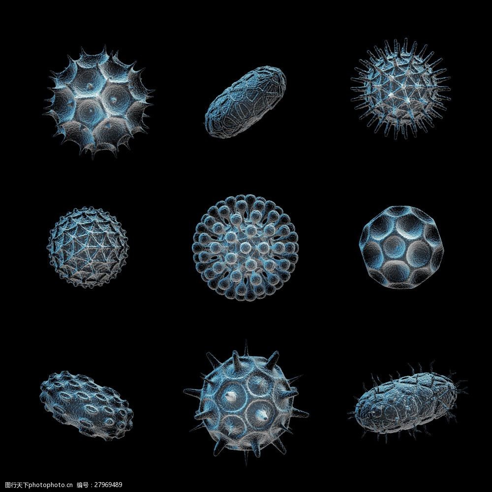 关键词:病毒微生物图片素材 细菌 微生物 病毒 医学 医疗科学 医疗