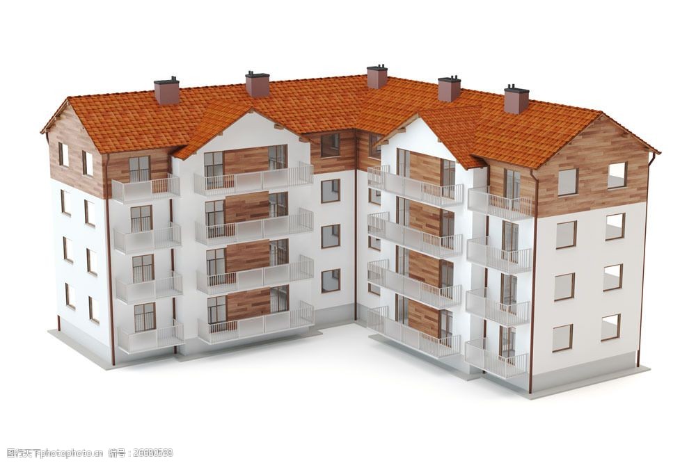 卡通楼房模型设计图片素材 楼房 房子 建筑 房子设计 3d模型 房子模型