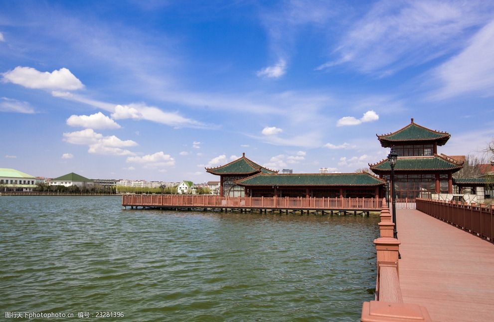 黄骅西湖公园美景