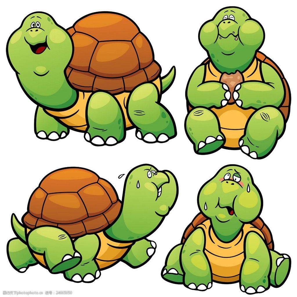 关键词:卡通乌龟漫画 卡通动物 动物 矢量素材 矢量图 eps 乌龟 漫画