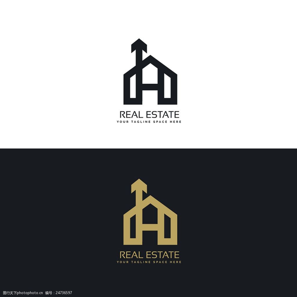 未来房地产标志logo矢量素材