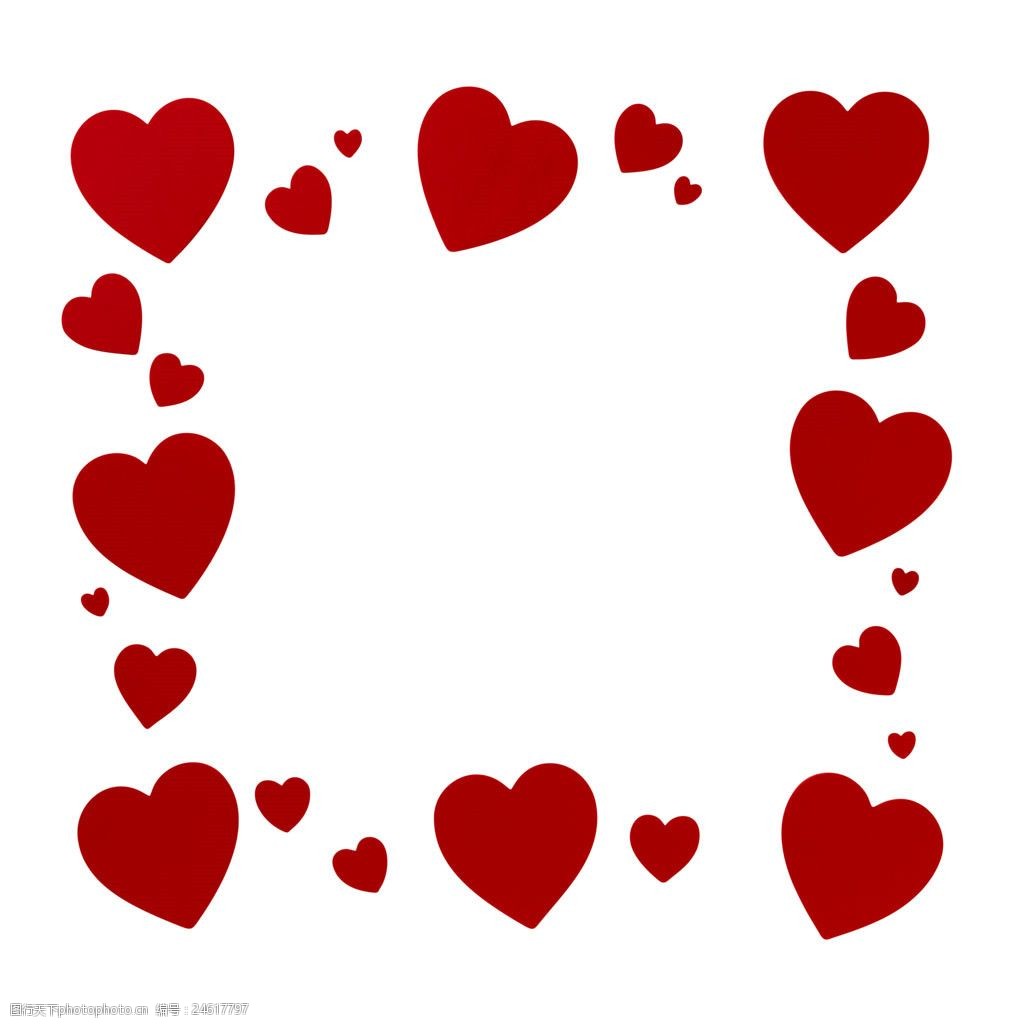 关键词:红色心形相框 白色 金色相框 相框 爱心 红色爱心
