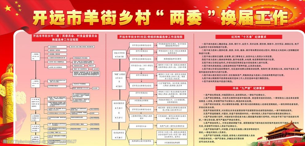 乡镇乡村两委换届工作