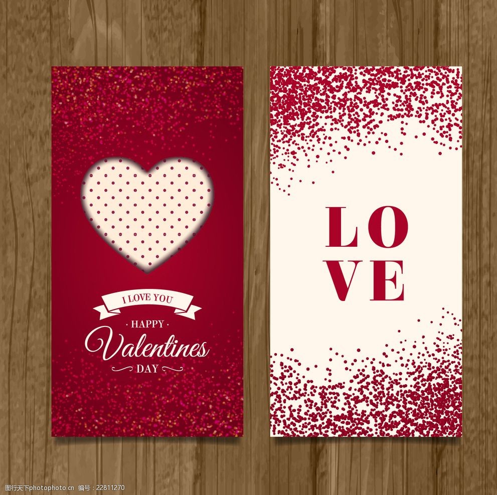 可爱的情人节卡片 情人节 红色 可爱 庆典 夫妇 浪漫 庆祝 设计 广告