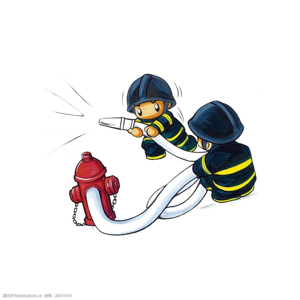 关键词:卡通消防人员元素 卡通 消防人员 消防栓 救火 元素