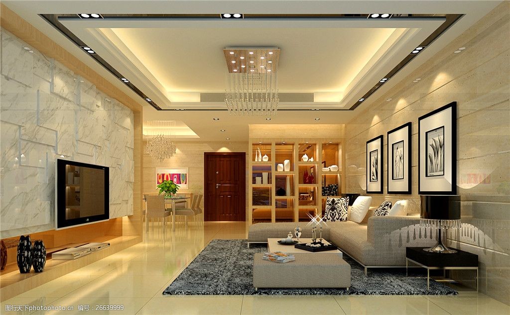 沙发 设计 室内设计 客厅装修效果图设计素材 客厅装修效果图模板下载