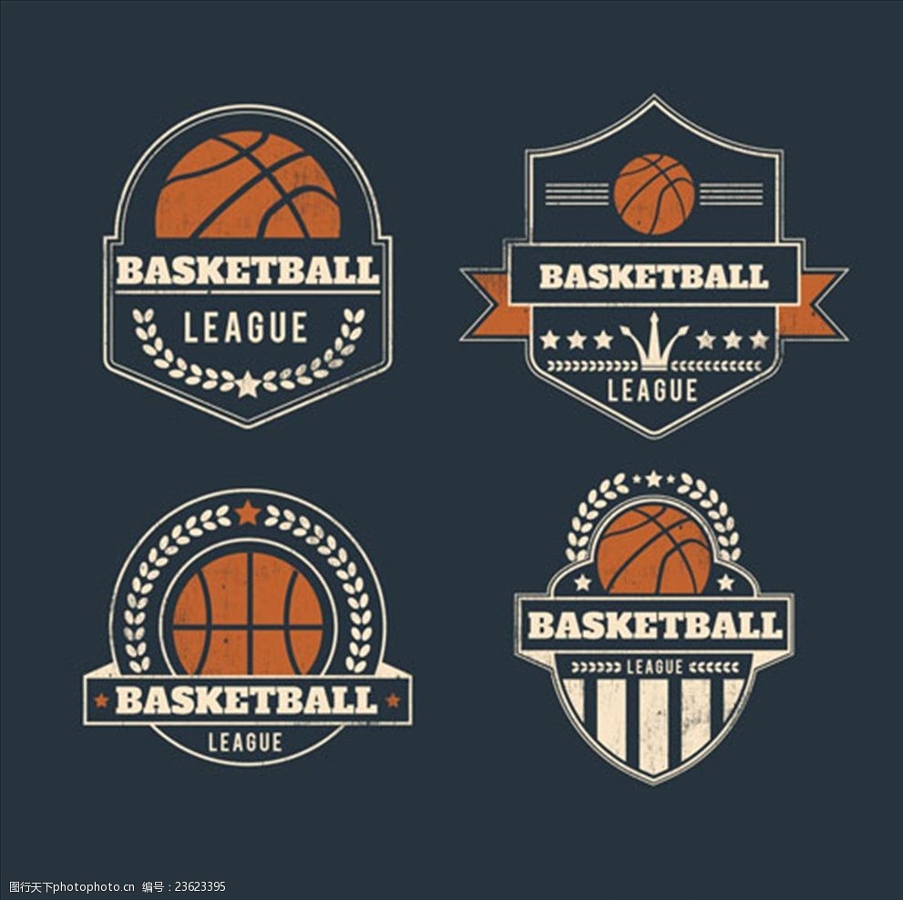 篮球比赛培训运动标志logo