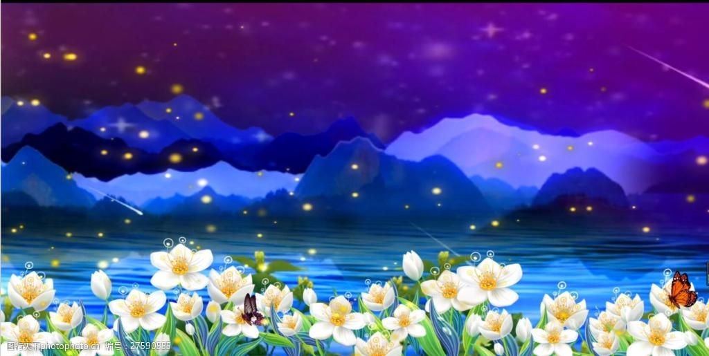 好一朵茉莉花唯美背景视频素材