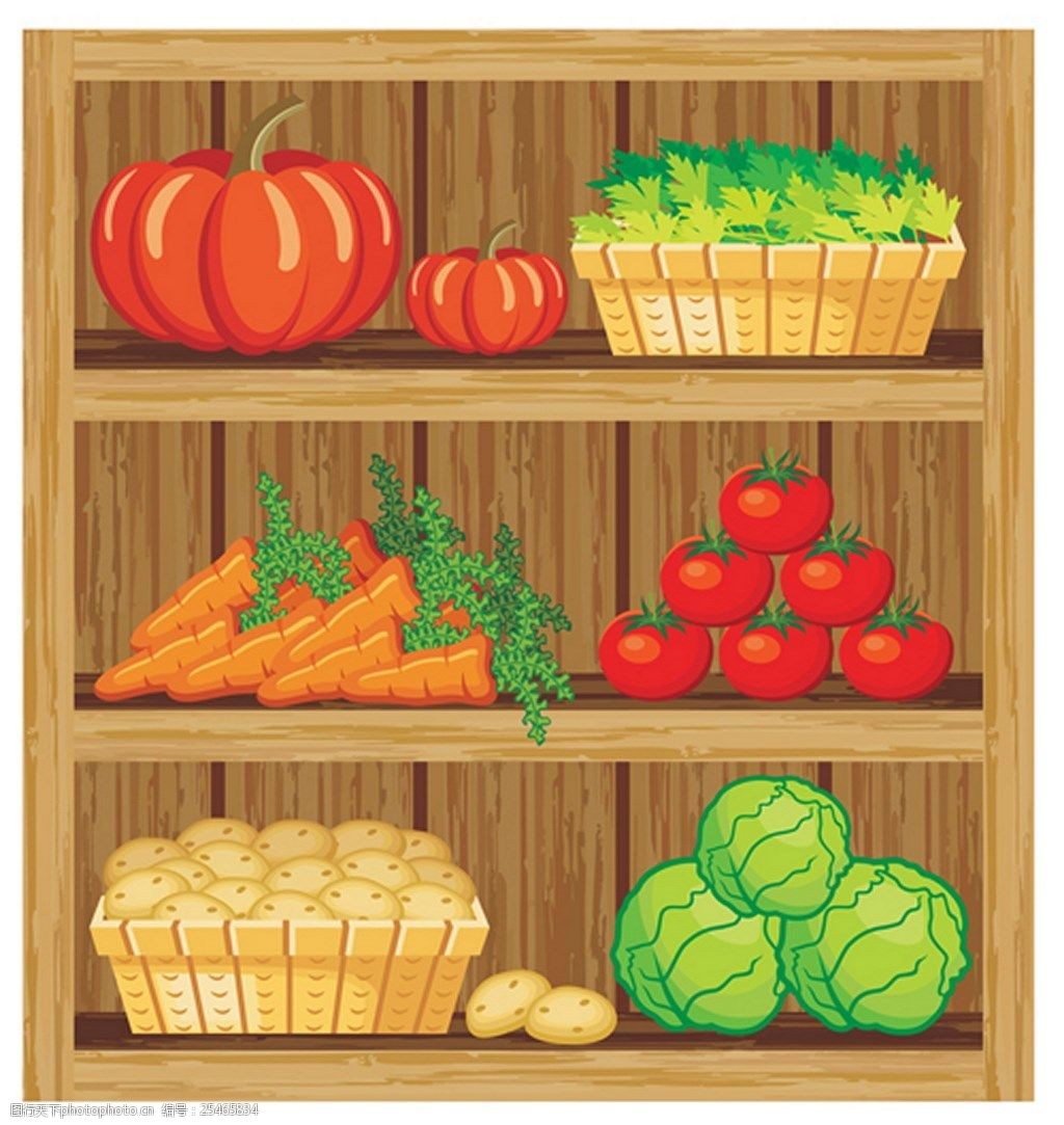 超市货架新鲜蔬菜背景图