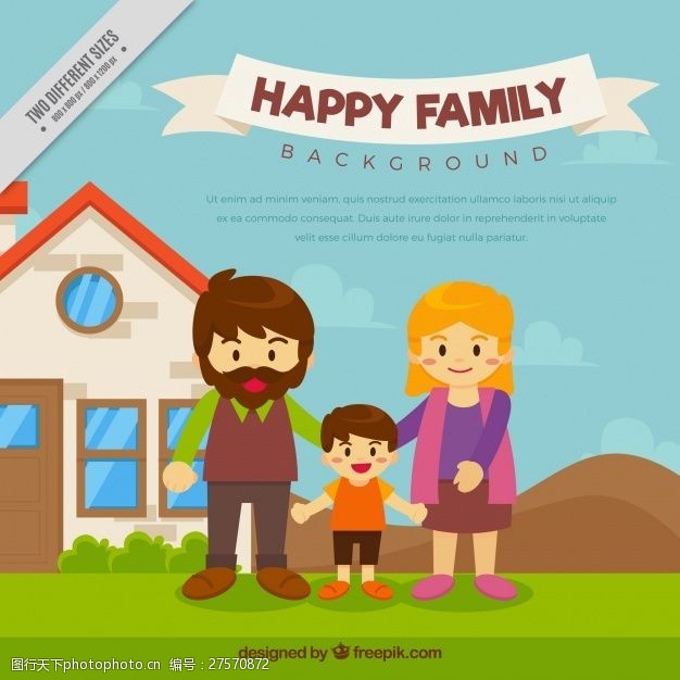 与幸福家庭 背景 人物 爱情 房子 家庭 可爱 快乐 爱情背景 父母 关系