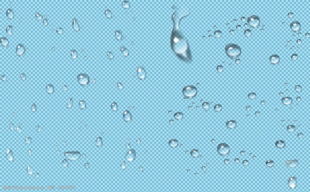 水滴效果免抠png透明图层素材