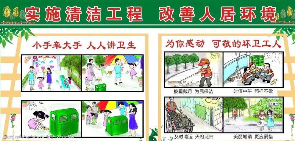 人居环境宣传栏
