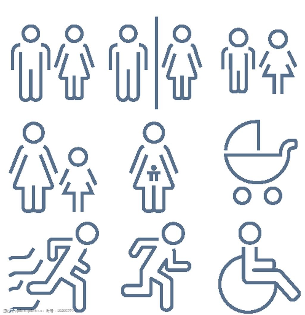 残疾人小图标
