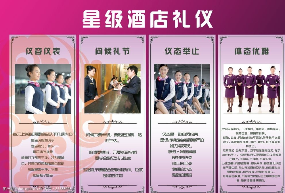 星级酒店礼仪
