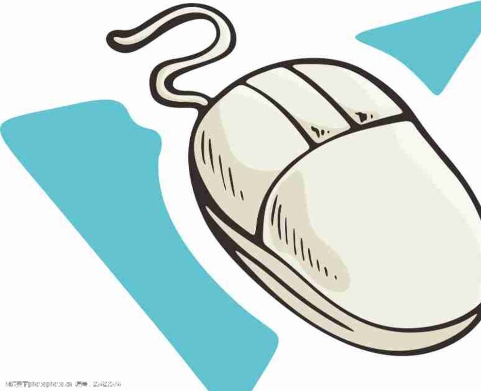 手绘 线条图 卡通 图像 人物 漫画 设计 动漫动画 动漫人物 cdr 鼠标