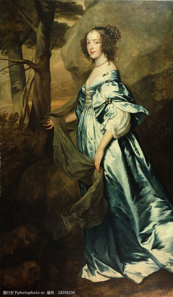 欧式宫廷人物油画