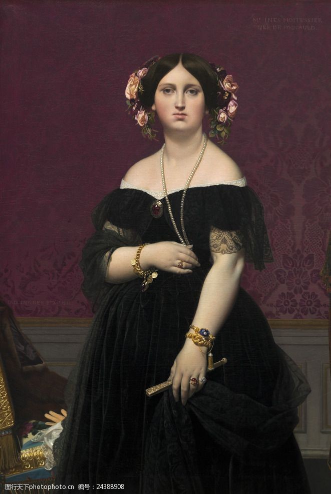 欧式宫廷人物油画