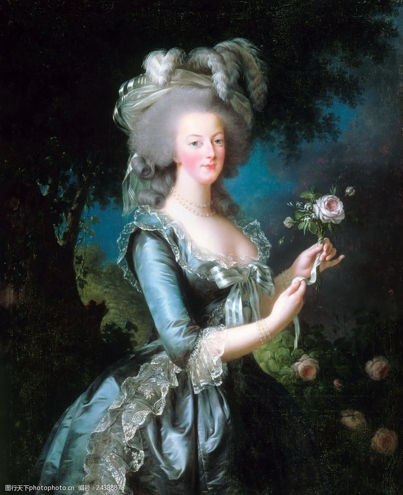 欧式宫廷人物油画