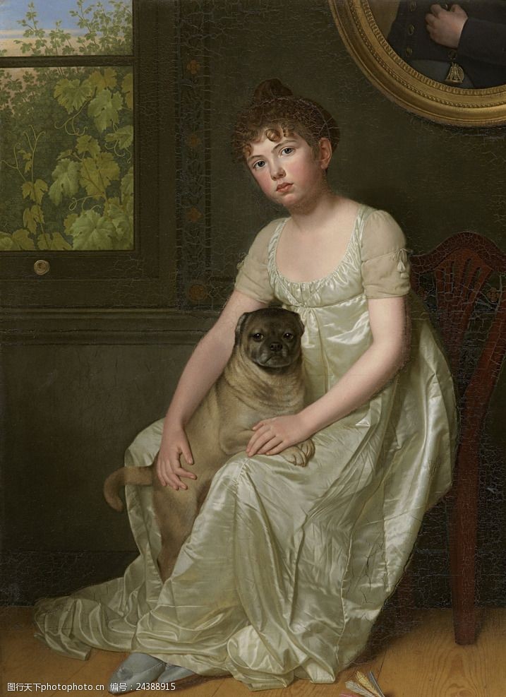 欧式宫廷人物油画