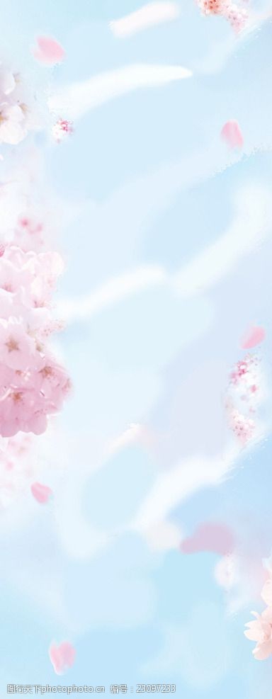 关键词:樱花清新背景 白色 背景 海报 蓝天 清新 樱花 设计 底纹边框
