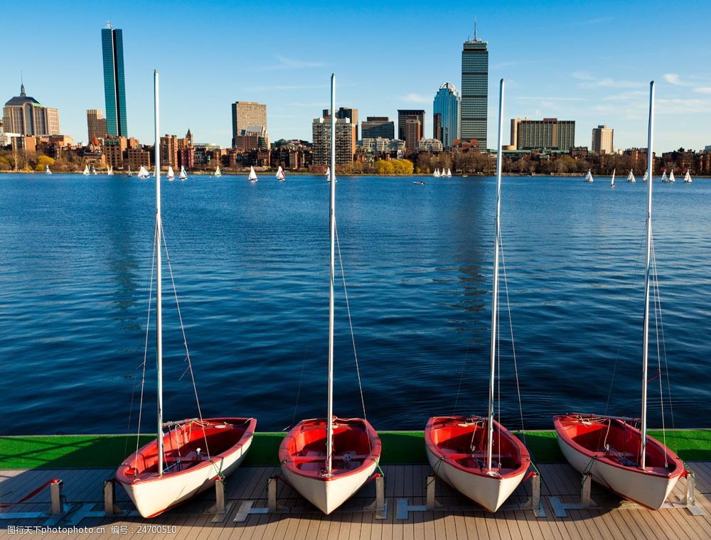 波士顿城市天际线图片