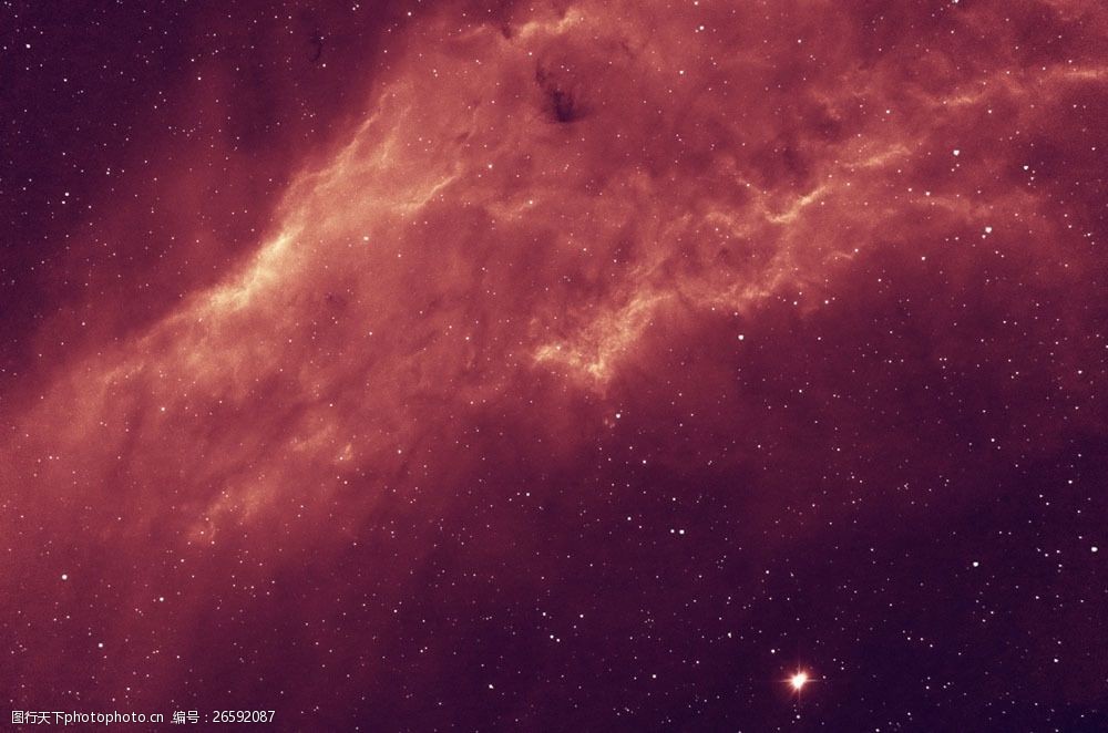 梦幻星云背景图片