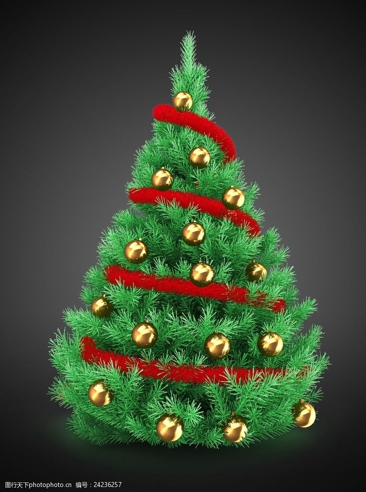 高清圣诞节圣诞树设计素材