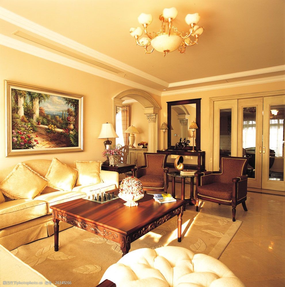 豪华客厅室内装修图片