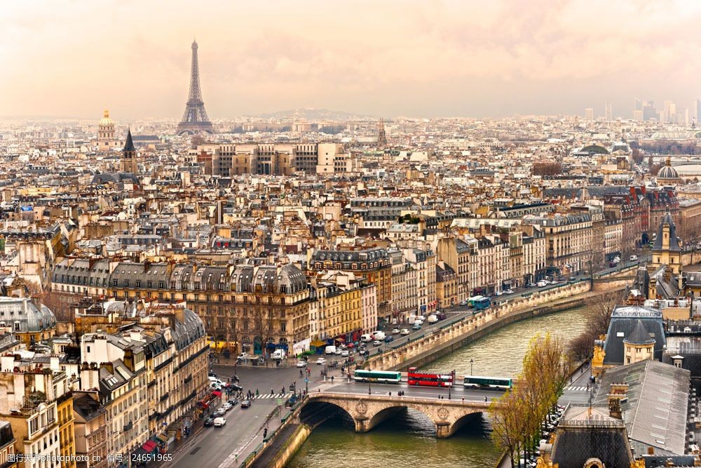巴黎城市建筑景色图片