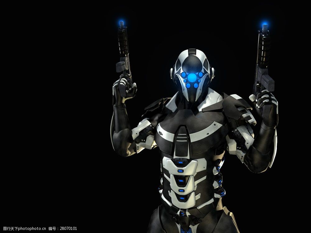 机器人战士图片