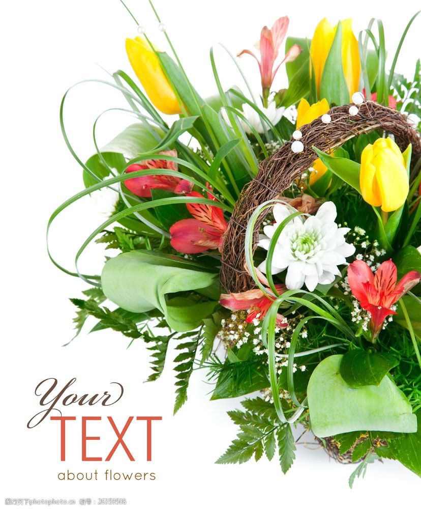 花篮卡片图片