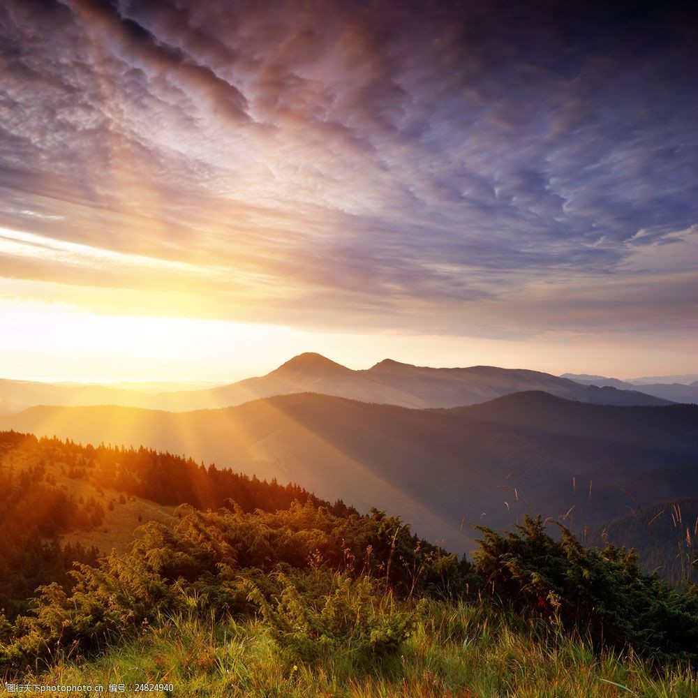 美丽黄昏风景图片