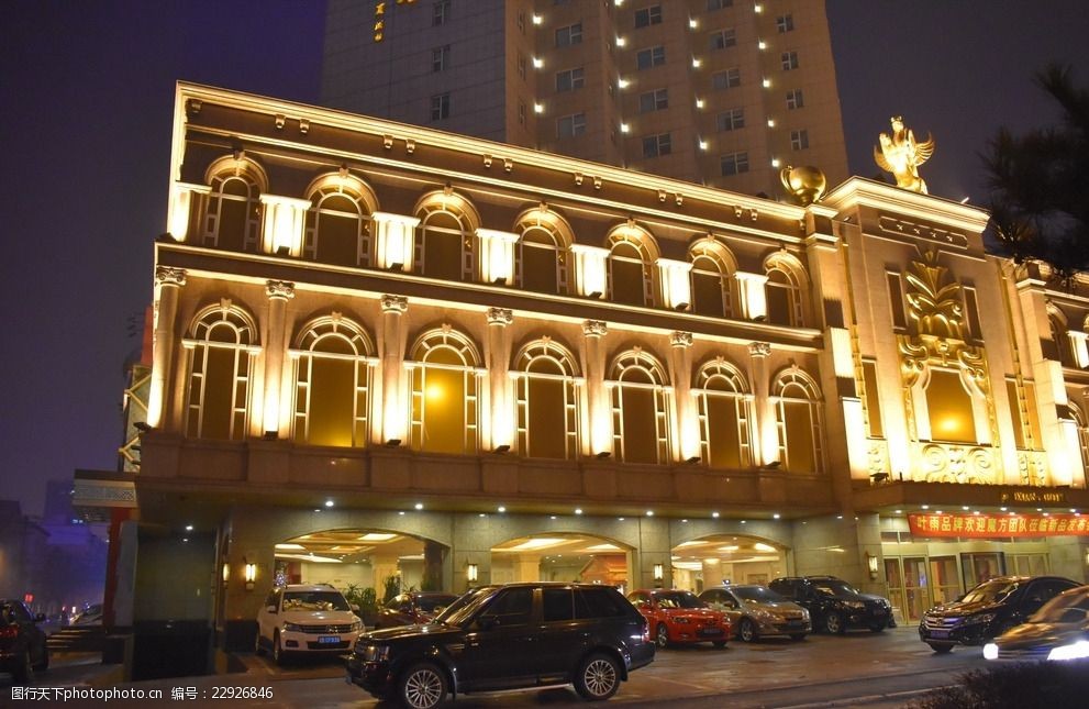 吉林饭店户外亮化照明铭濠科技