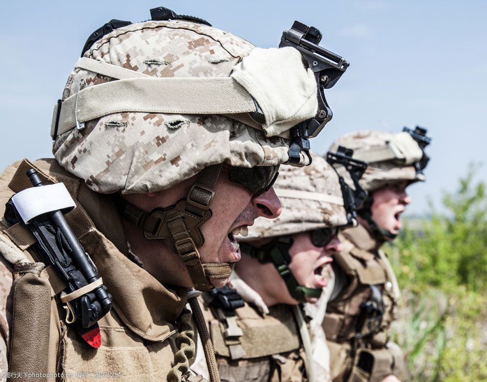 北约士兵 军人 野战 训练 军事 备战训练 军事武器 现代科技 图片素材