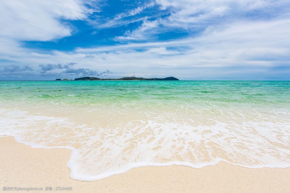 美麗海灘風景圖片