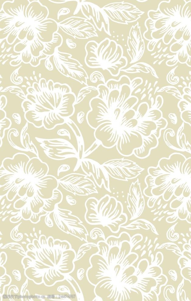 花纹花朵背景
