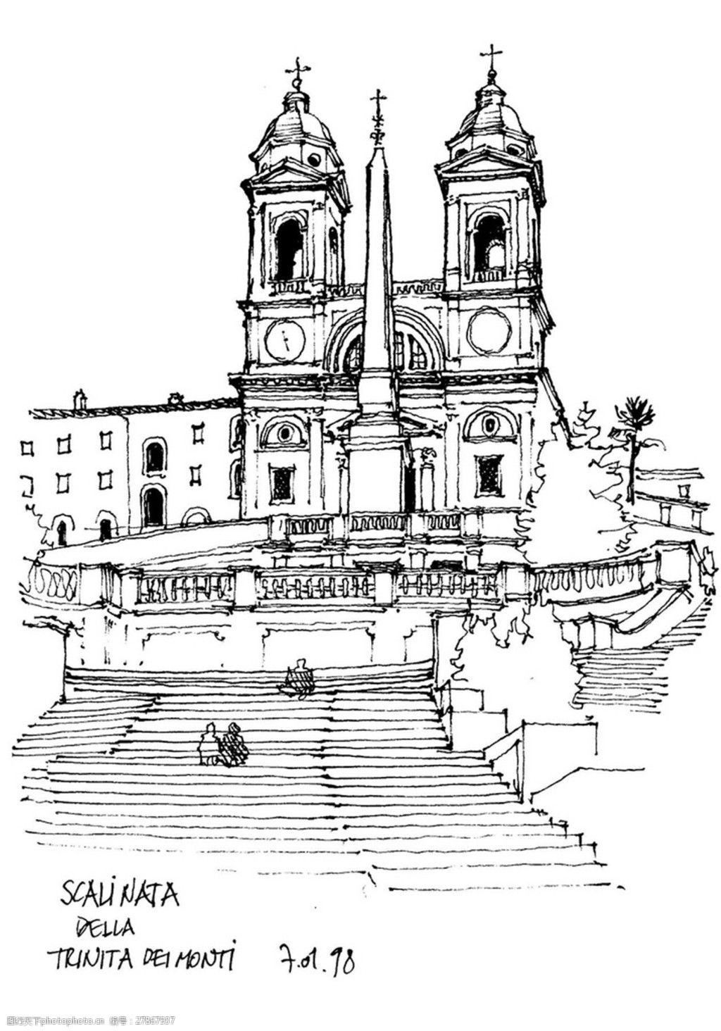 欧式建筑效果图