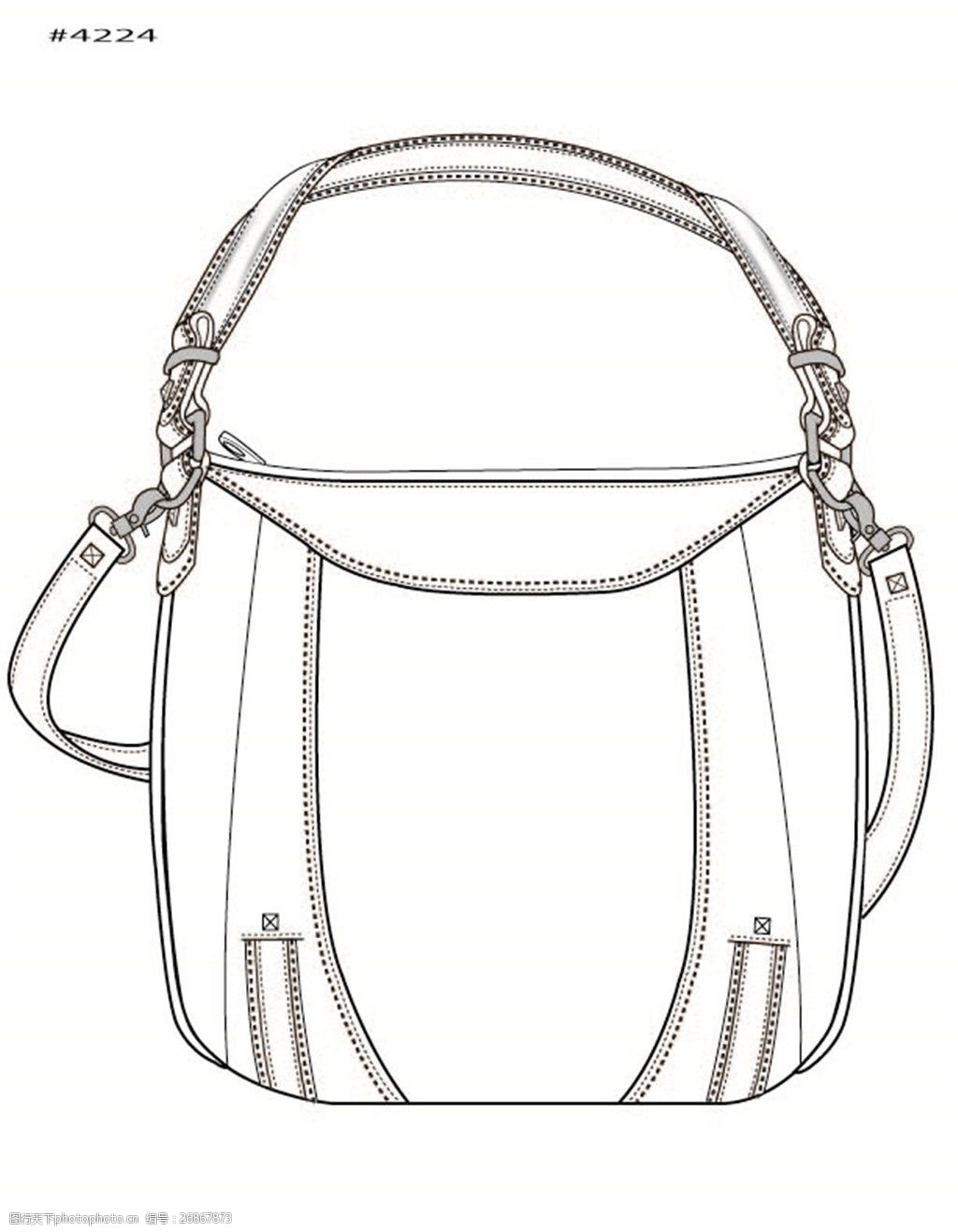 多用女包设计图