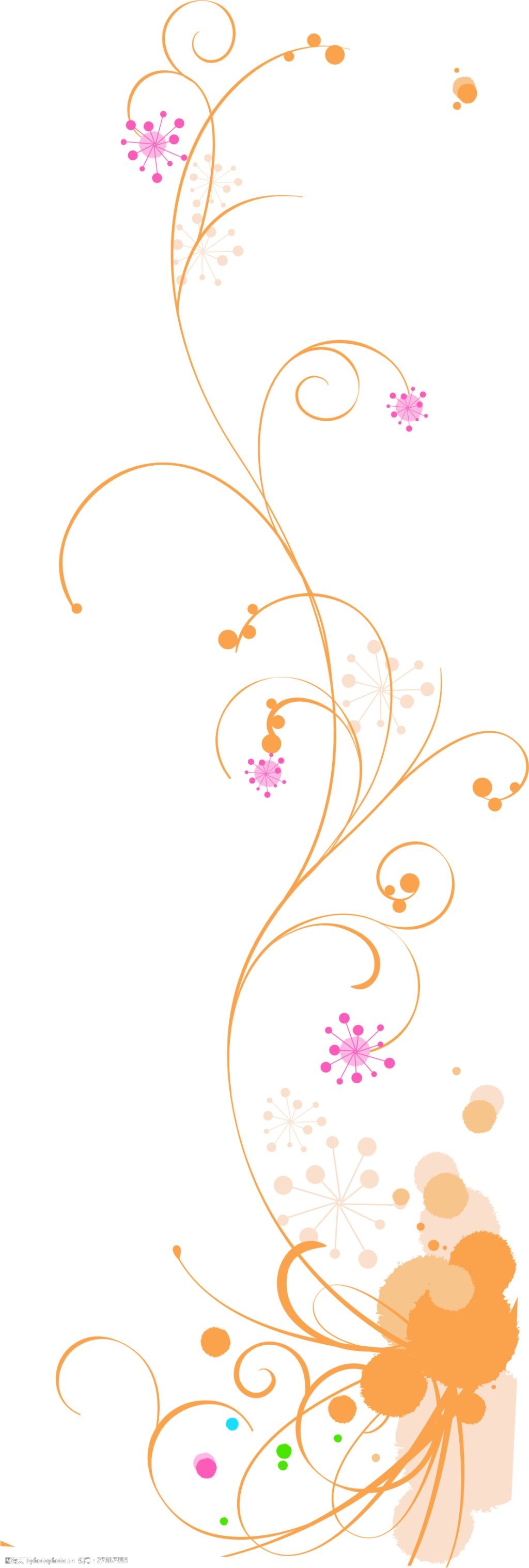 花藤元素图案设计