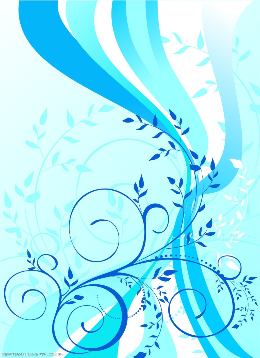 矢量花纹素材背景