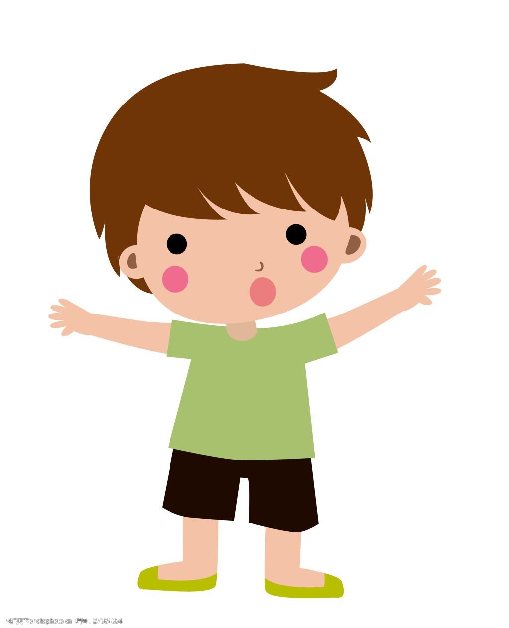 矢量设计可爱人物eps