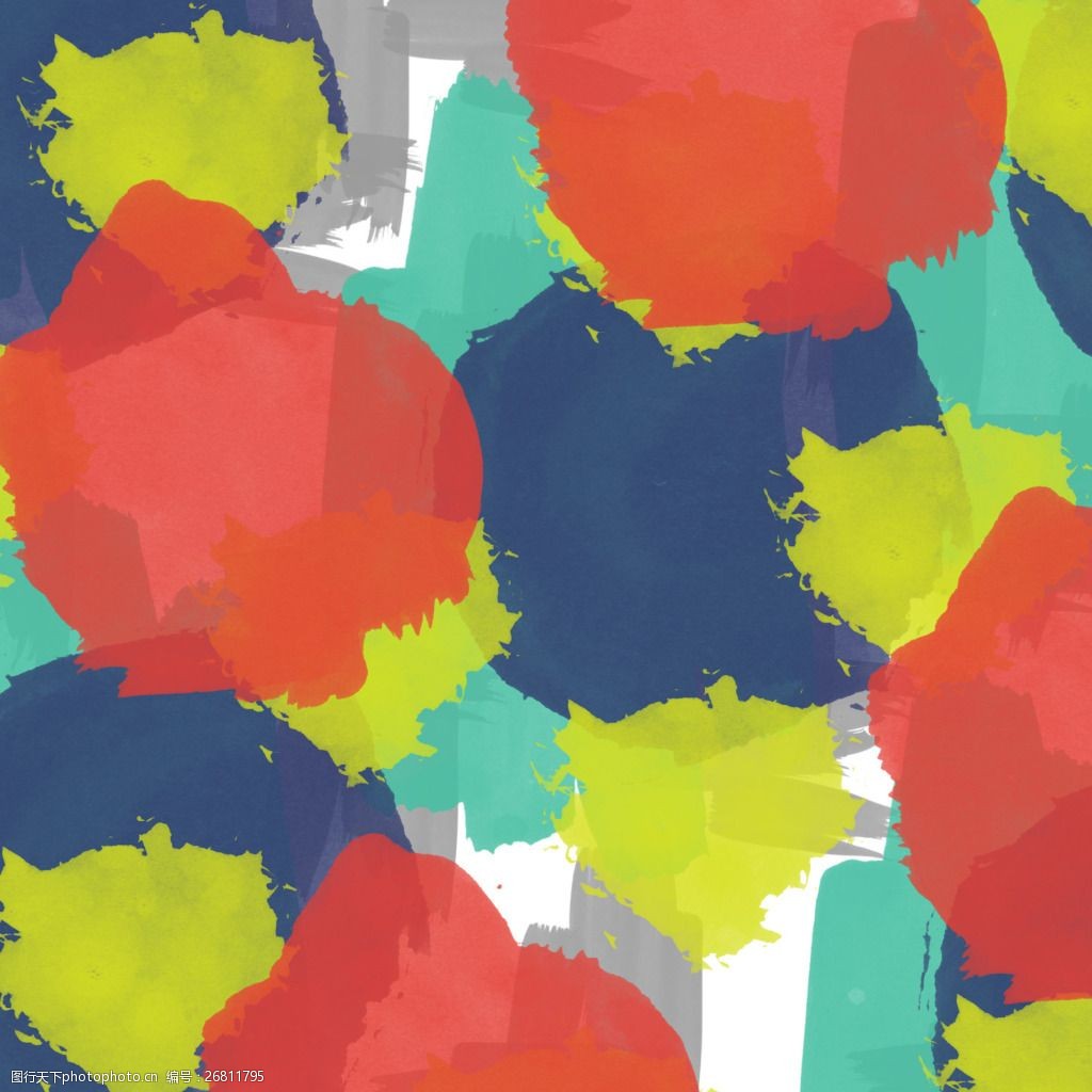 创意小清新唯美油彩背景图