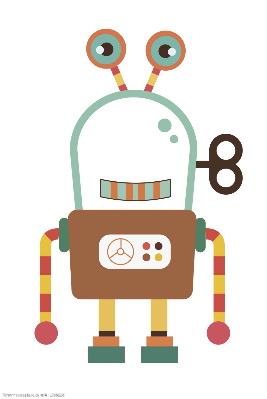 关键词:矢量自动机器人eps 卡通机器人模板下载 卡通机器人图片下载